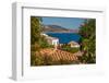 View of La Maddalena and terracotta rooftops and whitewashed villas of Porto Rafael, Sardinia-Frank Fell-Framed Photographic Print