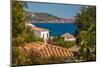 View of La Maddalena and terracotta rooftops and whitewashed villas of Porto Rafael, Sardinia-Frank Fell-Mounted Photographic Print