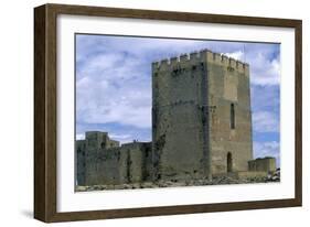 View of La Mota Fortress, Alcala La Real, Andalucia, Spain, 13th-14th Century-null-Framed Giclee Print