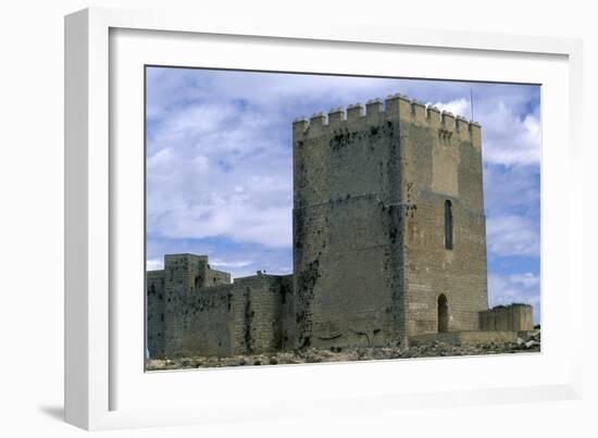 View of La Mota Fortress, Alcala La Real, Andalucia, Spain, 13th-14th Century-null-Framed Giclee Print