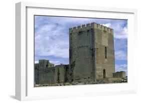 View of La Mota Fortress, Alcala La Real, Andalucia, Spain, 13th-14th Century-null-Framed Giclee Print