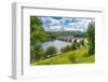 View of Ladybower Reservoir and Baslow Edge in the distance, Peak District, Derbyshire, England-Frank Fell-Framed Photographic Print