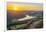 View of Ladybower Reservoir from Bamford Edge at sunset, Bamford, Peak District National Park-Frank Fell-Framed Photographic Print