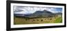 View of Lago del San Pablo and Imbabura volcano from entrance to Sacha Ji, Imbabura Province, Ec...-null-Framed Photographic Print