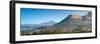 View of Lago del San Pablo and Imbabura volcano from terrace Sacha Ji, Imbabura Province, Ecuador-null-Framed Photographic Print