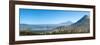 View of Lago del San Pablo and Imbabura volcano from terrace Sacha Ji, Imbabura Province, Ecuador-null-Framed Photographic Print