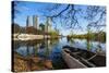 View of Laguna de los Coipos and High Rise Buildings in Puerto Madero, City of Buenos Aires, Buenos-Karol Kozlowski-Stretched Canvas