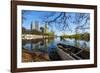 View of Laguna de los Coipos and High Rise Buildings in Puerto Madero, City of Buenos Aires, Buenos-Karol Kozlowski-Framed Photographic Print