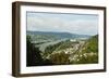 View of Lahnstein and River Rhine, Rhineland-Palatinate, Germany, Europe-Jochen Schlenker-Framed Photographic Print