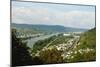 View of Lahnstein and River Rhine, Rhineland-Palatinate, Germany, Europe-Jochen Schlenker-Mounted Photographic Print