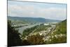 View of Lahnstein and River Rhine, Rhineland-Palatinate, Germany, Europe-Jochen Schlenker-Mounted Photographic Print