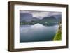 View of Lake Bled from Lake Bled Castle-Matthew Williams-Ellis-Framed Photographic Print