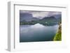 View of Lake Bled from Lake Bled Castle-Matthew Williams-Ellis-Framed Photographic Print