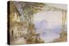 View of Lake Como, c.1867-Edward M. Richardson-Stretched Canvas