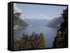 View of Lake Como, Lombardy, Italian Lakes, Italy, Europe-Frank Fell-Framed Stretched Canvas