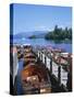 View of Lake from Boat Stages, Bowness on Windermere, Cumbria, England, United Kingdom, Europe-Hunter David-Stretched Canvas