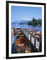 View of Lake from Boat Stages, Bowness on Windermere, Cumbria, England, United Kingdom, Europe-Hunter David-Framed Photographic Print