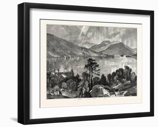 View of Lake George, New York State, United States of America-null-Framed Giclee Print