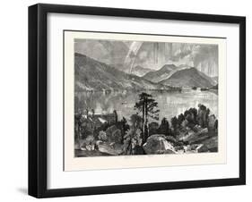 View of Lake George, New York State, United States of America-null-Framed Giclee Print