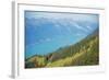 View of Lake Interlaken from Schynige Platte, Bernese Oberland, Swiss Alps, Switzerland, Europe-Christian Kober-Framed Photographic Print