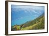 View of Lake Interlaken from Schynige Platte, Bernese Oberland, Swiss Alps, Switzerland, Europe-Christian Kober-Framed Photographic Print