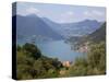 View of Lake Iseo Near Sulzano, Lombardy, Italian Lakes, Italy, Europe-Frank Fell-Stretched Canvas
