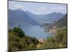 View of Lake Iseo Near Sulzano, Lombardy, Italian Lakes, Italy, Europe-Frank Fell-Mounted Photographic Print