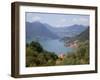 View of Lake Iseo Near Sulzano, Lombardy, Italian Lakes, Italy, Europe-Frank Fell-Framed Photographic Print