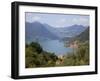 View of Lake Iseo Near Sulzano, Lombardy, Italian Lakes, Italy, Europe-Frank Fell-Framed Photographic Print