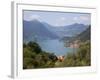 View of Lake Iseo Near Sulzano, Lombardy, Italian Lakes, Italy, Europe-Frank Fell-Framed Photographic Print