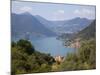 View of Lake Iseo Near Sulzano, Lombardy, Italian Lakes, Italy, Europe-Frank Fell-Mounted Photographic Print