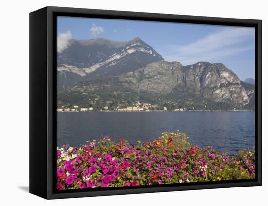 View of Lake Looking Towards Cadenabbia, Bellagio, Lake Como, Lombardy, Italian Lakes, Italy, Europ-Frank Fell-Framed Stretched Canvas