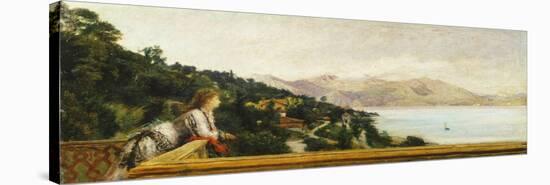 View of Lake Maggiore from Villa of Ada Troubetzkoy-null-Stretched Canvas