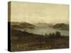 View of Lake Maggiore-Filippo Carcano-Stretched Canvas