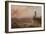 View of Lake Nemi at Sunset, c.1840-50-Joshua Shaw-Framed Giclee Print