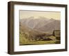 View of Lake of Hallstatt in Hutteneck Alps by Ferdinand G Waldmuller, 1838, Austria 19th Century-null-Framed Giclee Print