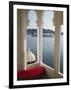 View of Lake Palace Hotel From Jagat Niiwas Palace Hotel, Udaipur, Rajasthan, India, Asia-Ian Trower-Framed Photographic Print