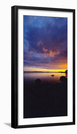 View of Lake Pielinen at sunset, Lieksa, Finland-null-Framed Photographic Print