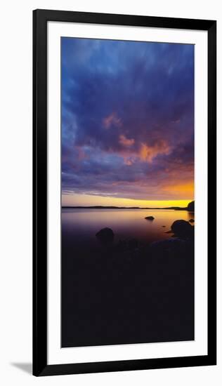 View of Lake Pielinen at sunset, Lieksa, Finland-null-Framed Photographic Print