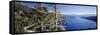 View of Lake Tahoe and Emerald Bay in Morning, California, USA-Walter Bibikow-Framed Stretched Canvas
