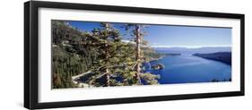 View of Lake Tahoe and Emerald Bay in Morning, California, USA-Walter Bibikow-Framed Premium Photographic Print