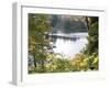 View of Lake Through Tree Branches-null-Framed Photographic Print