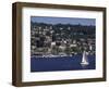 View of Lake Union and Capitol Hill Neighborhood, Seattle, Washington, USA-Connie Ricca-Framed Photographic Print