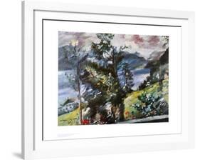 View of Lake Walchen-Lovis Corinth-Framed Art Print