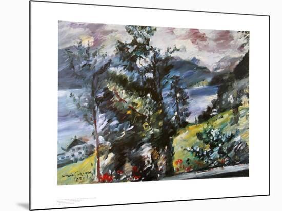 View of Lake Walchen-Lovis Corinth-Mounted Art Print