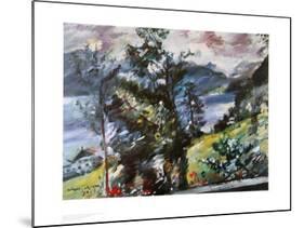 View of Lake Walchen-Lovis Corinth-Mounted Art Print