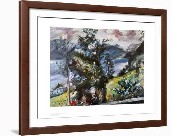 View of Lake Walchen-Lovis Corinth-Framed Art Print