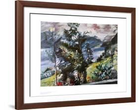 View of Lake Walchen-Lovis Corinth-Framed Art Print