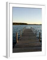 View of Lake Winnipesauke, Wolfeboro, New Hampshire, USA-Jerry & Marcy Monkman-Framed Photographic Print