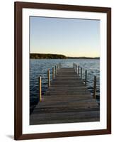 View of Lake Winnipesauke, Wolfeboro, New Hampshire, USA-Jerry & Marcy Monkman-Framed Photographic Print